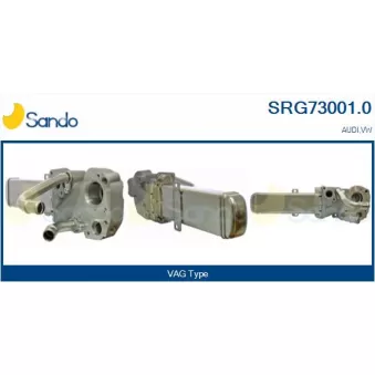 Radiateur, réaspiration des gaz d'échappement SANDO SRG73001.0