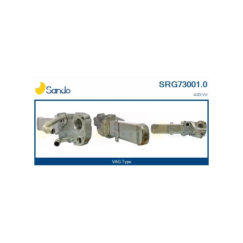 Radiateur, réaspiration des gaz d'échappement SANDO SRG73001.0