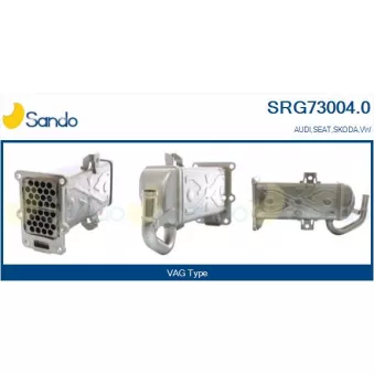 Radiateur, réaspiration des gaz d'échappement SANDO SRG73004.0