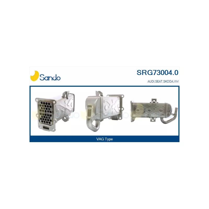 Radiateur, réaspiration des gaz d'échappement SANDO SRG73004.0