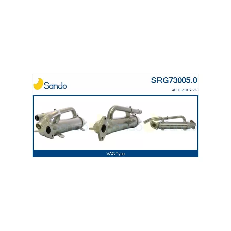 Radiateur, réaspiration des gaz d'échappement SANDO SRG73005.0