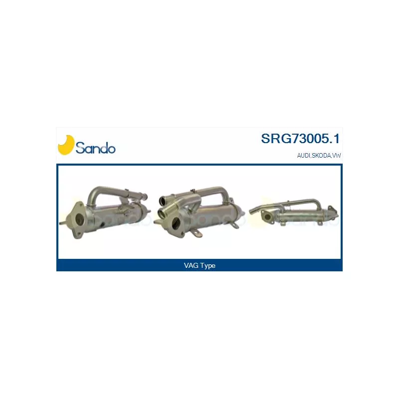 Radiateur, réaspiration des gaz d'échappement SANDO SRG73005.1