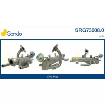 Radiateur, réaspiration des gaz d'échappement SANDO SRG73008.0