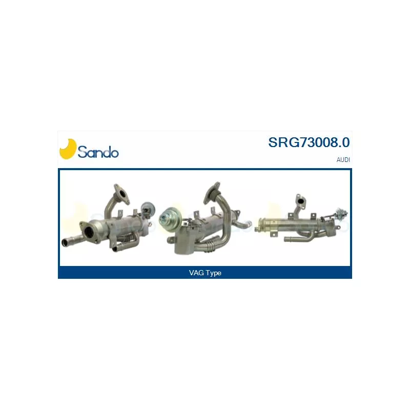 Radiateur, réaspiration des gaz d'échappement SANDO SRG73008.0