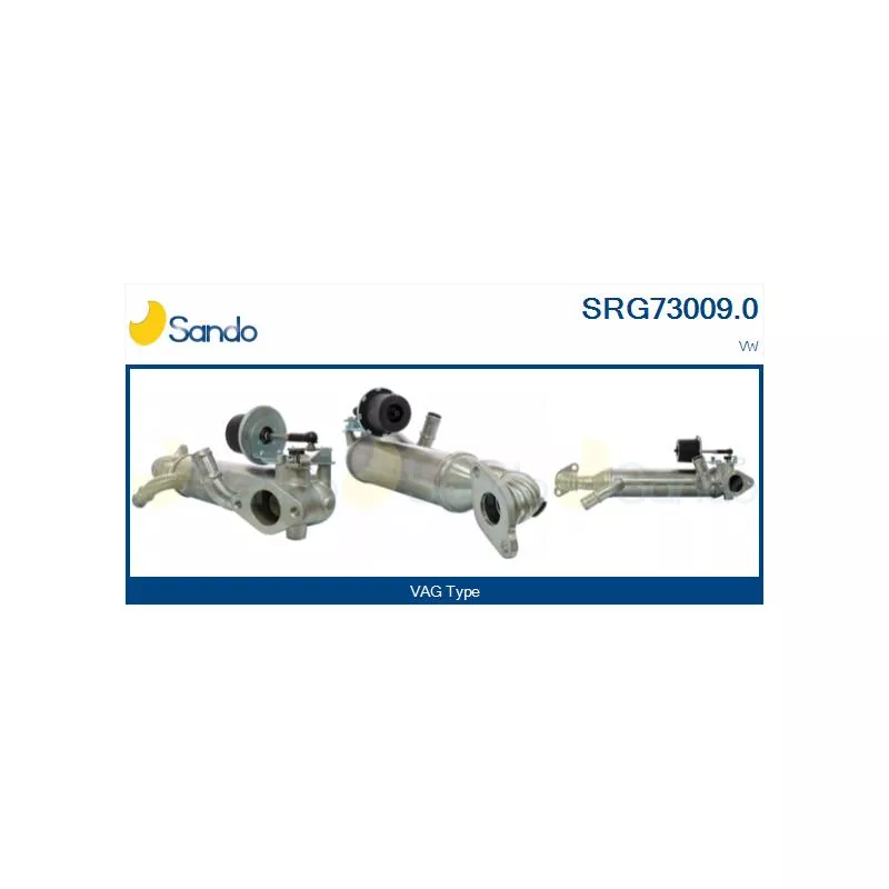 Radiateur, réaspiration des gaz d'échappement SANDO SRG73009.0