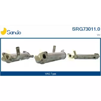 Radiateur, réaspiration des gaz d'échappement SANDO SRG73011.0