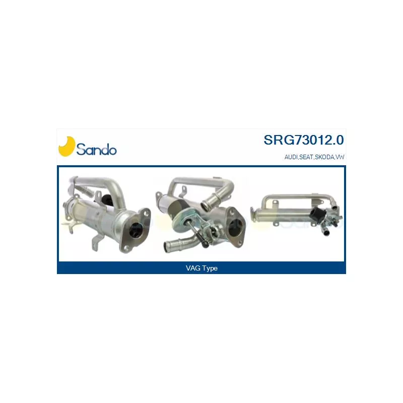 Radiateur, réaspiration des gaz d'échappement SANDO SRG73012.0