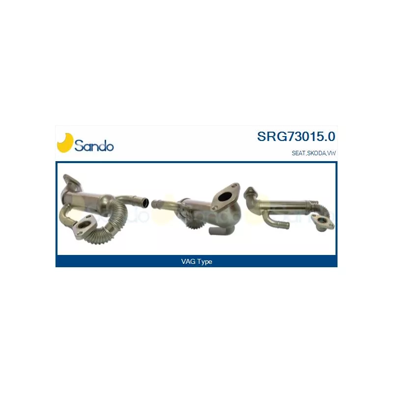 Radiateur, réaspiration des gaz d'échappement SANDO SRG73015.0
