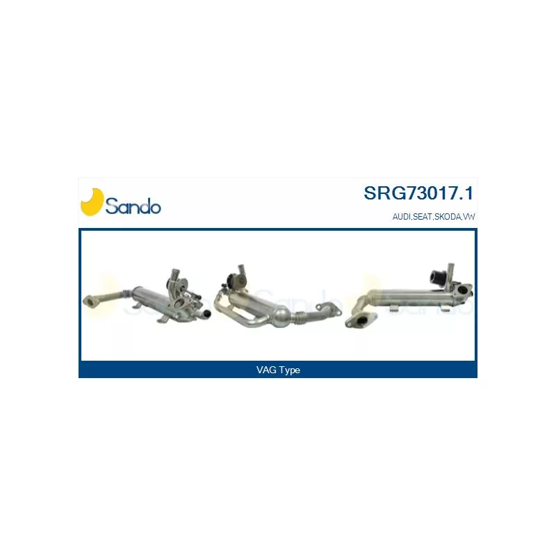 Radiateur, réaspiration des gaz d'échappement SANDO SRG73017.1