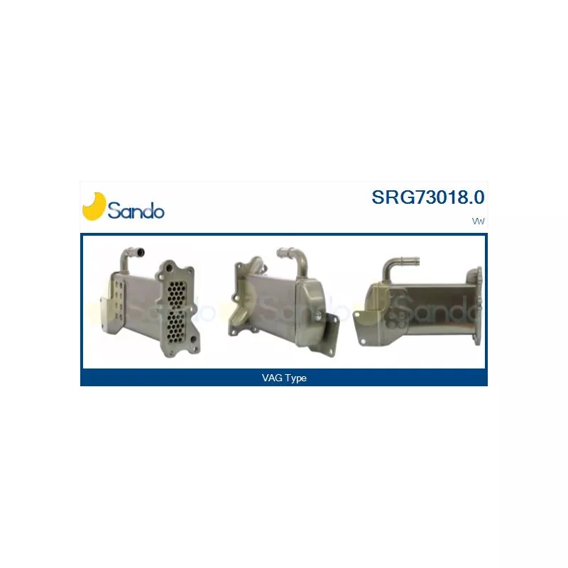 Radiateur, réaspiration des gaz d'échappement SANDO SRG73018.0