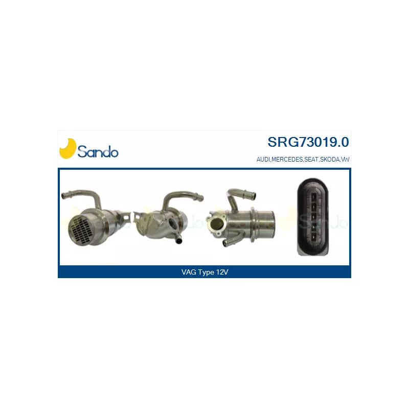 Radiateur, réaspiration des gaz d'échappement SANDO SRG73019.0