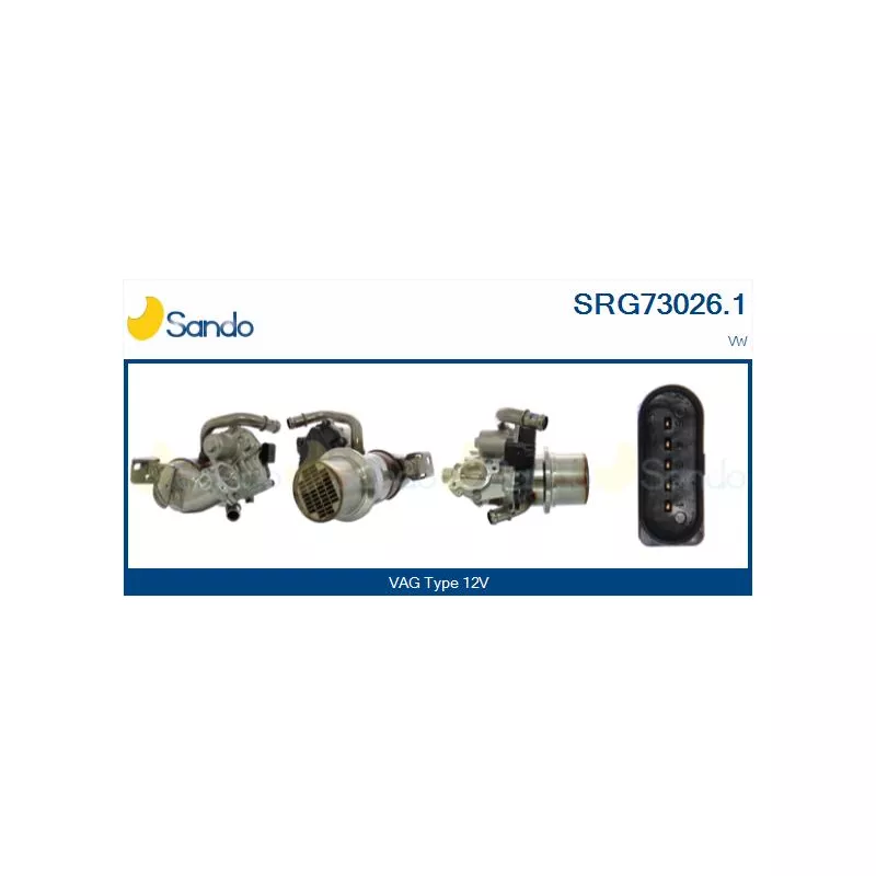 Radiateur, réaspiration des gaz d'échappement SANDO SRG73026.1