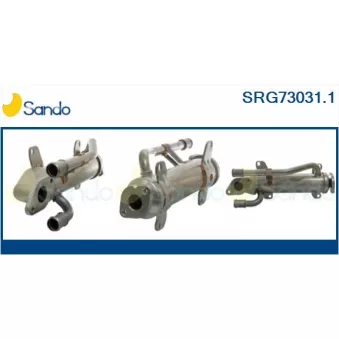 Radiateur, réaspiration des gaz d'échappement SANDO SRG73031.1