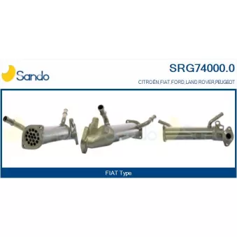 Radiateur, réaspiration des gaz d'échappement SANDO SRG74000.0