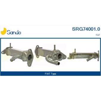 Radiateur, réaspiration des gaz d'échappement SANDO SRG74001.0