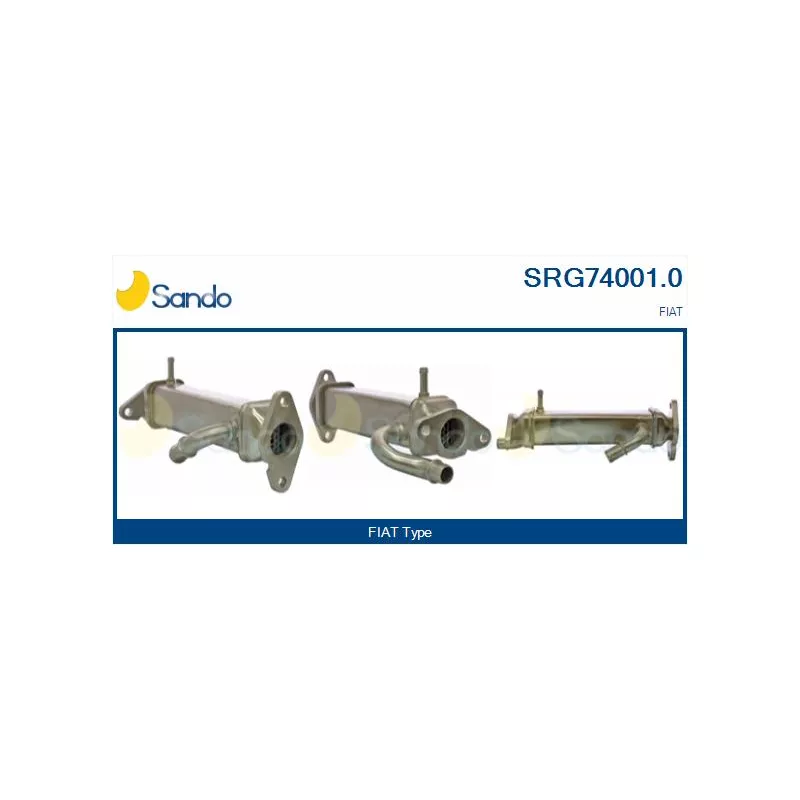 Radiateur, réaspiration des gaz d'échappement SANDO SRG74001.0