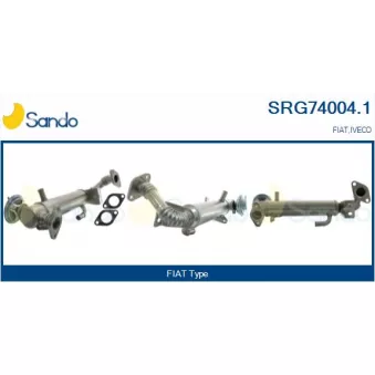Radiateur, réaspiration des gaz d'échappement SANDO SRG74004.1