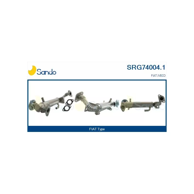 Radiateur, réaspiration des gaz d'échappement SANDO SRG74004.1