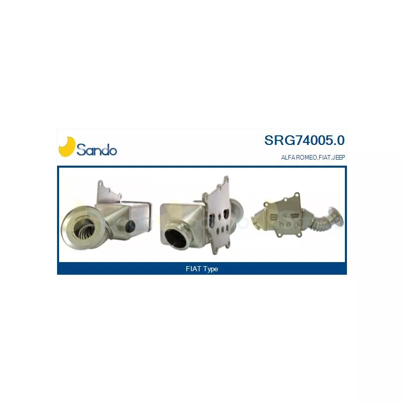 Radiateur, réaspiration des gaz d'échappement SANDO SRG74005.0