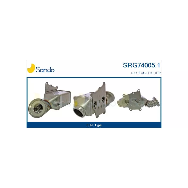 Radiateur, réaspiration des gaz d'échappement SANDO SRG74005.1