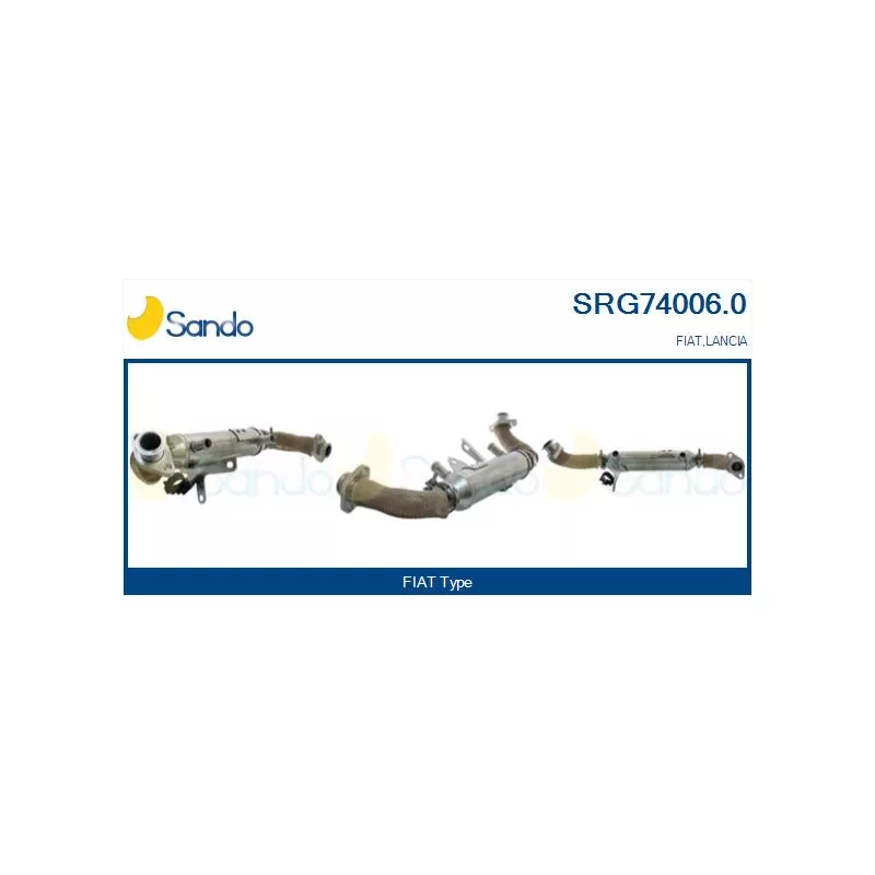 Radiateur, réaspiration des gaz d'échappement SANDO SRG74006.0