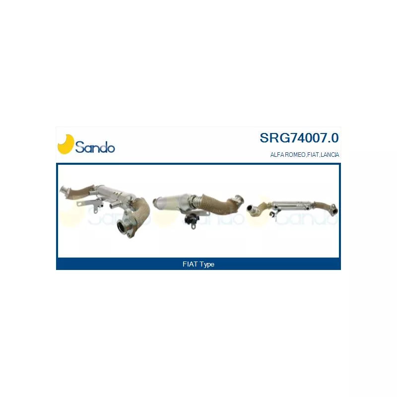 Radiateur, réaspiration des gaz d'échappement SANDO SRG74007.0