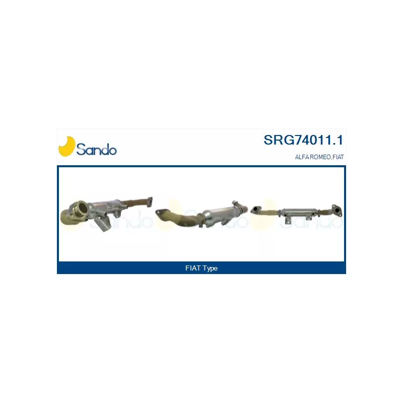 Radiateur, réaspiration des gaz d'échappement SANDO SRG74011.1