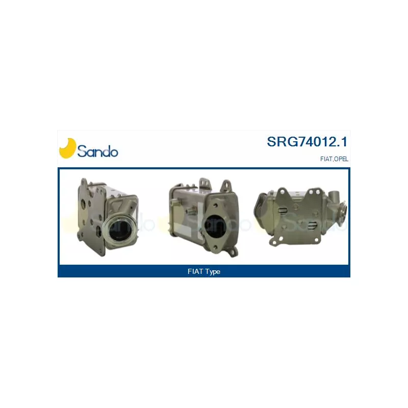 Radiateur, réaspiration des gaz d'échappement SANDO SRG74012.1