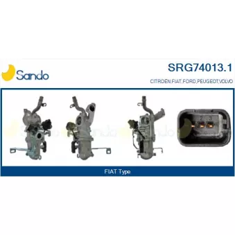 Radiateur, réaspiration des gaz d'échappement SANDO SRG74013.1