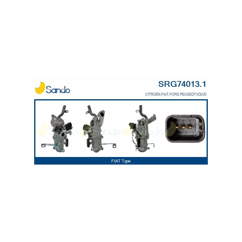 Radiateur, réaspiration des gaz d'échappement SANDO SRG74013.1