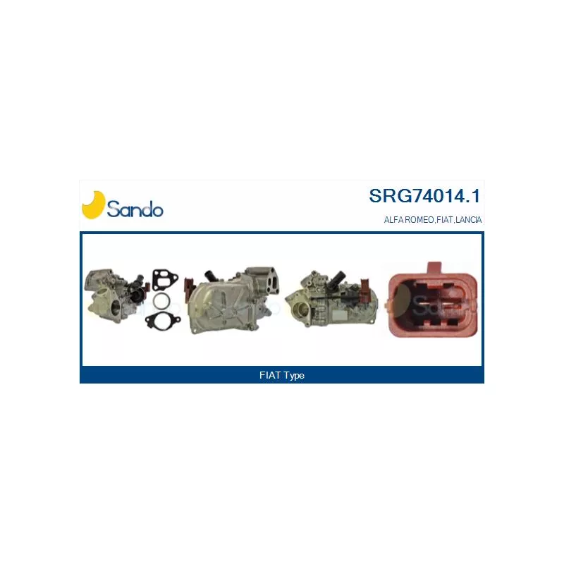 Radiateur, réaspiration des gaz d'échappement SANDO SRG74014.1
