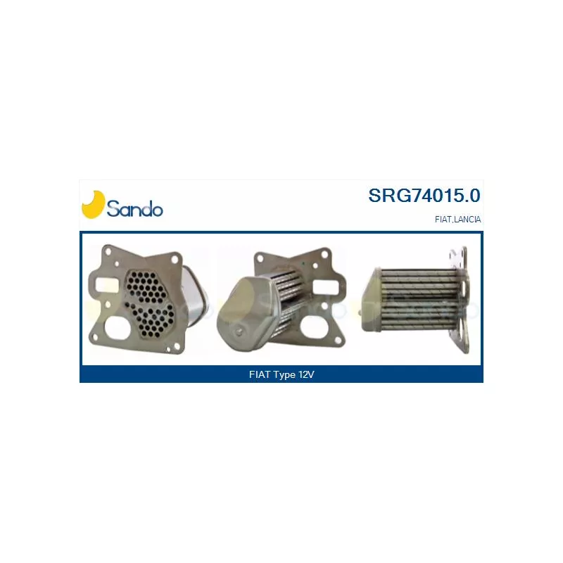 Radiateur, réaspiration des gaz d'échappement SANDO SRG74015.0