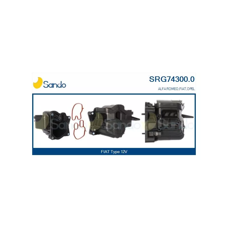 Radiateur, réaspiration des gaz d'échappement SANDO SRG74300.0