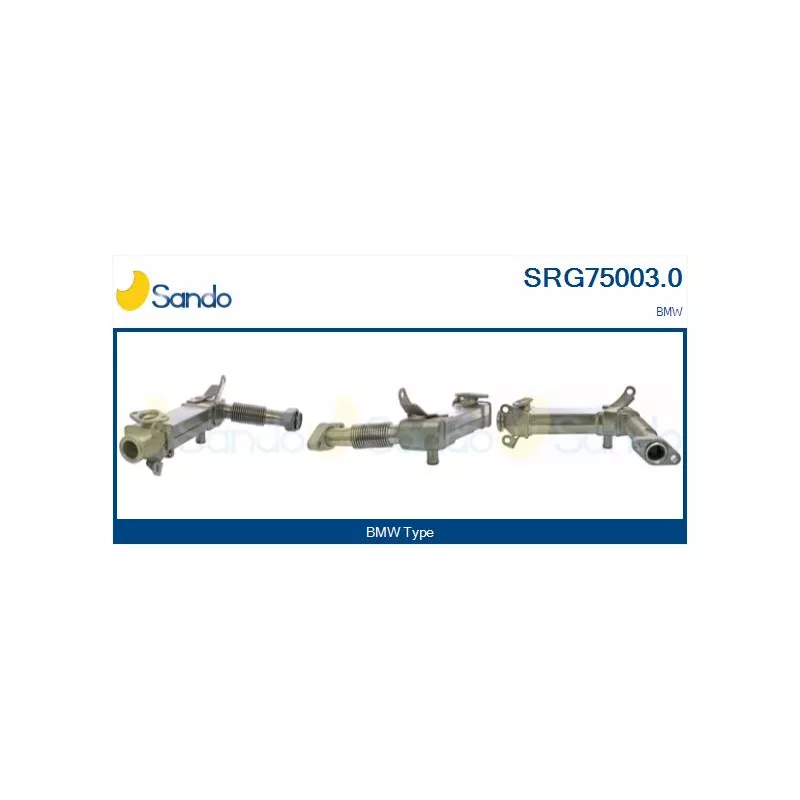 Radiateur, réaspiration des gaz d'échappement SANDO SRG75003.0