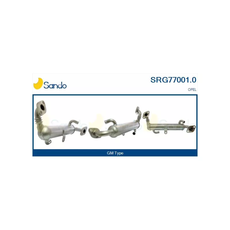 Radiateur, réaspiration des gaz d'échappement SANDO SRG77001.0