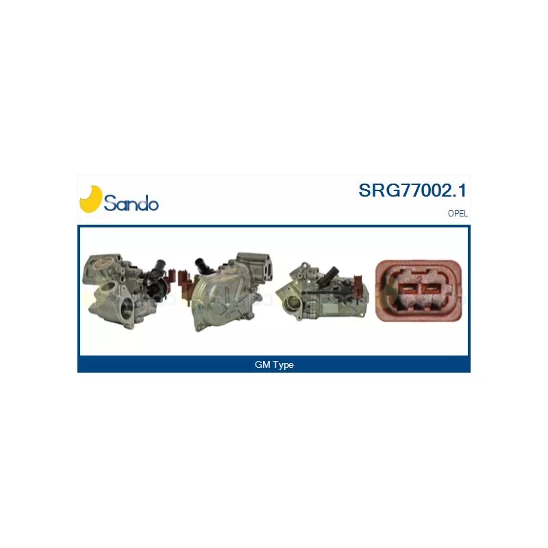 Radiateur, réaspiration des gaz d'échappement SANDO SRG77002.1