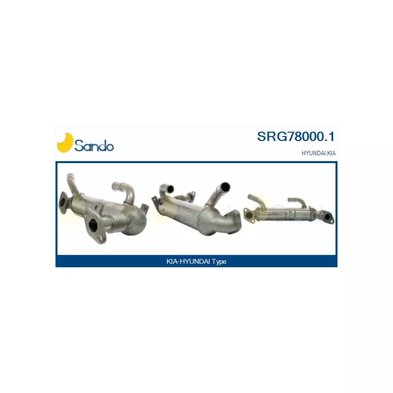 Radiateur, réaspiration des gaz d'échappement SANDO SRG78000.1