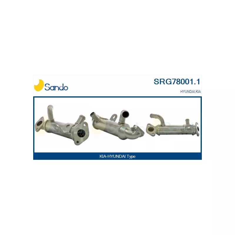 Radiateur, réaspiration des gaz d'échappement SANDO SRG78001.1