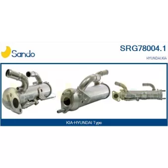 Radiateur, réaspiration des gaz d'échappement SANDO SRG78004.1