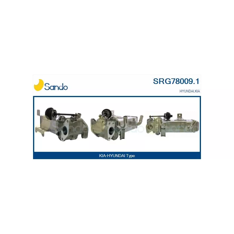 Radiateur, réaspiration des gaz d'échappement SANDO SRG78009.1