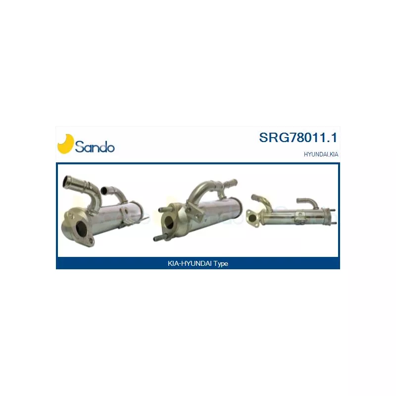 Radiateur, réaspiration des gaz d'échappement SANDO SRG78011.1