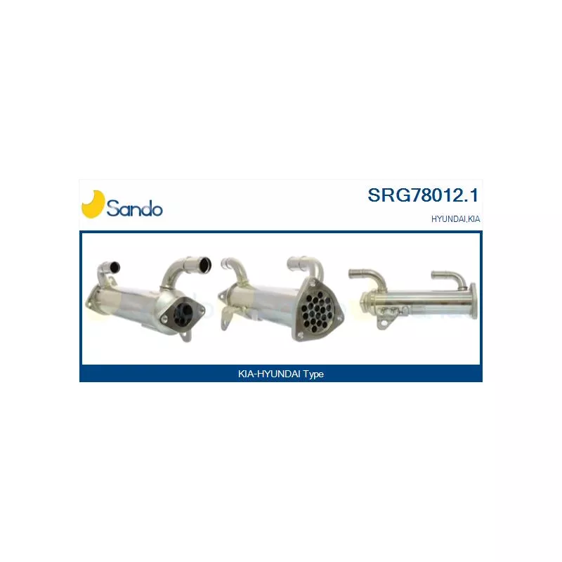 Radiateur, réaspiration des gaz d'échappement SANDO SRG78012.1