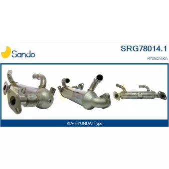Radiateur, réaspiration des gaz d'échappement SANDO SRG78014.1