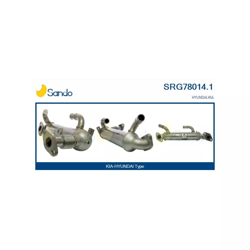 Radiateur, réaspiration des gaz d'échappement SANDO SRG78014.1