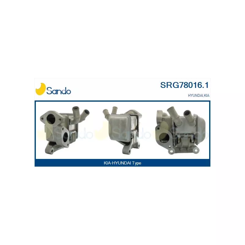 Radiateur, réaspiration des gaz d'échappement SANDO SRG78016.1
