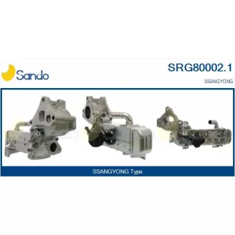 Radiateur, réaspiration des gaz d'échappement SANDO SRG80002.1