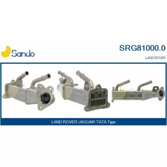 Radiateur, réaspiration des gaz d'échappement SANDO SRG81000.0