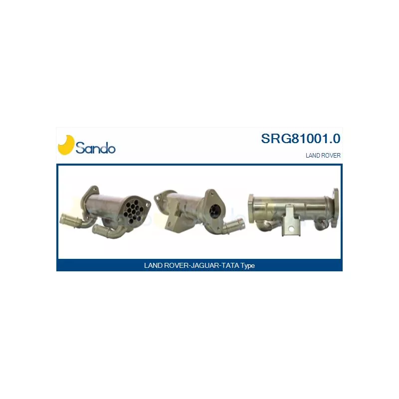 Radiateur, réaspiration des gaz d'échappement SANDO SRG81001.0