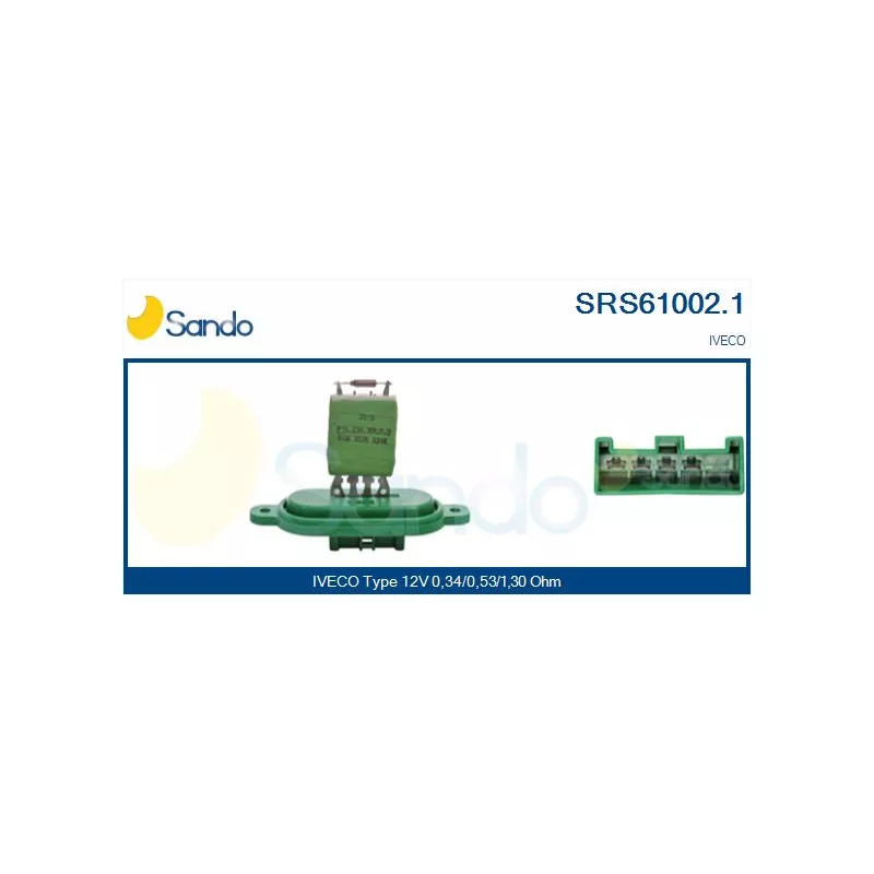 Résistance, pulseur d'air habitacle SANDO SRS61002.1