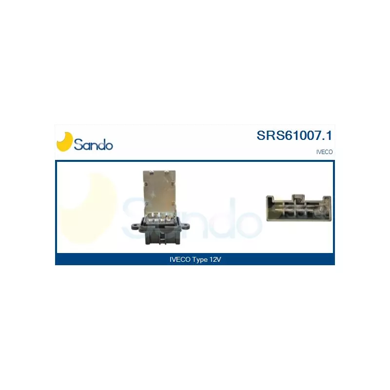 Résistance, pulseur d'air habitacle SANDO SRS61007.1